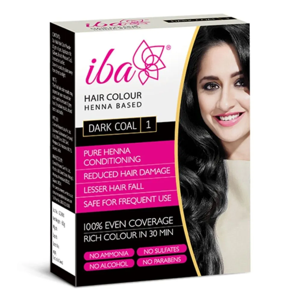 Iba Hair Colour - Dark Coal 1