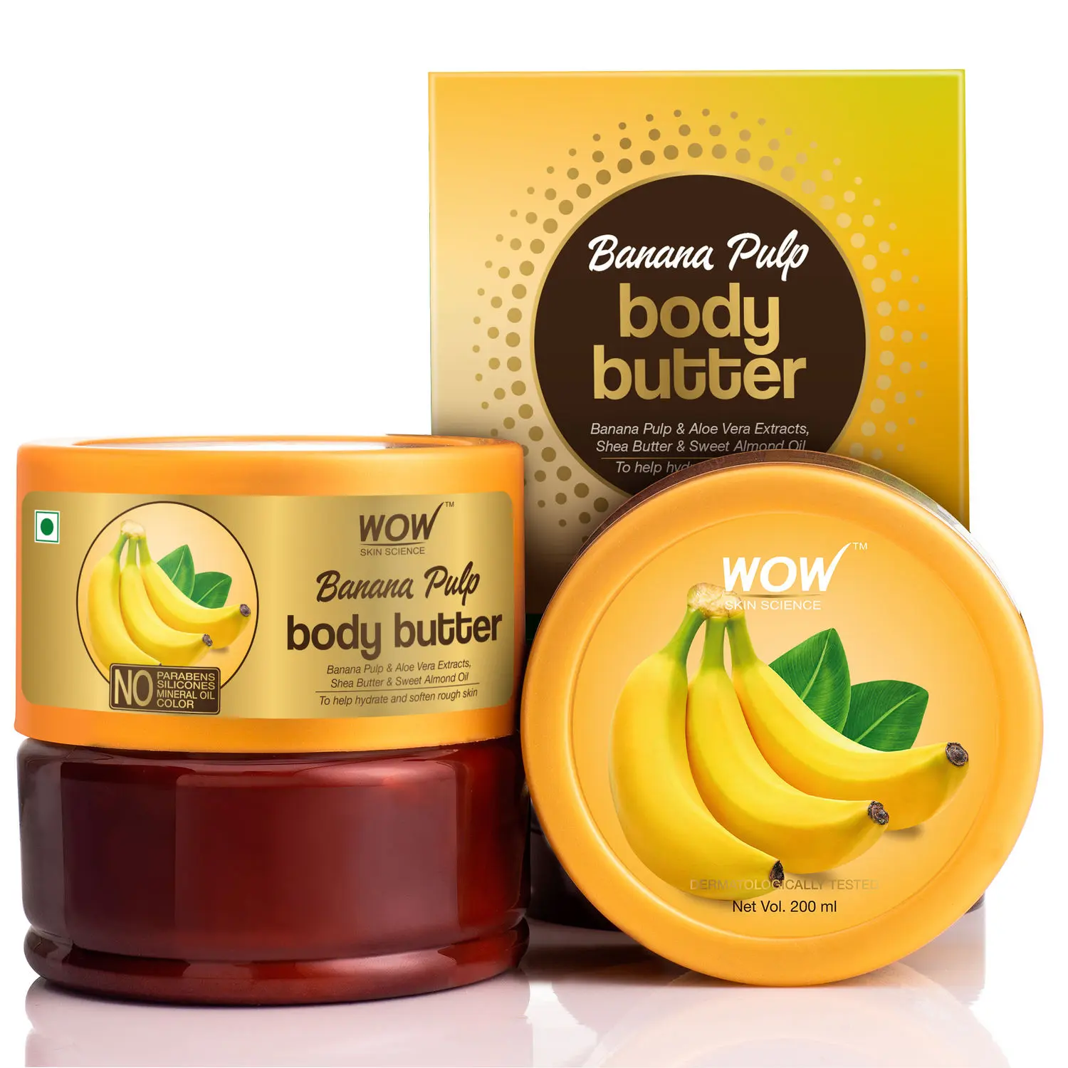 WOW Skin Science Banana Pulp Body Butter (200 ml)