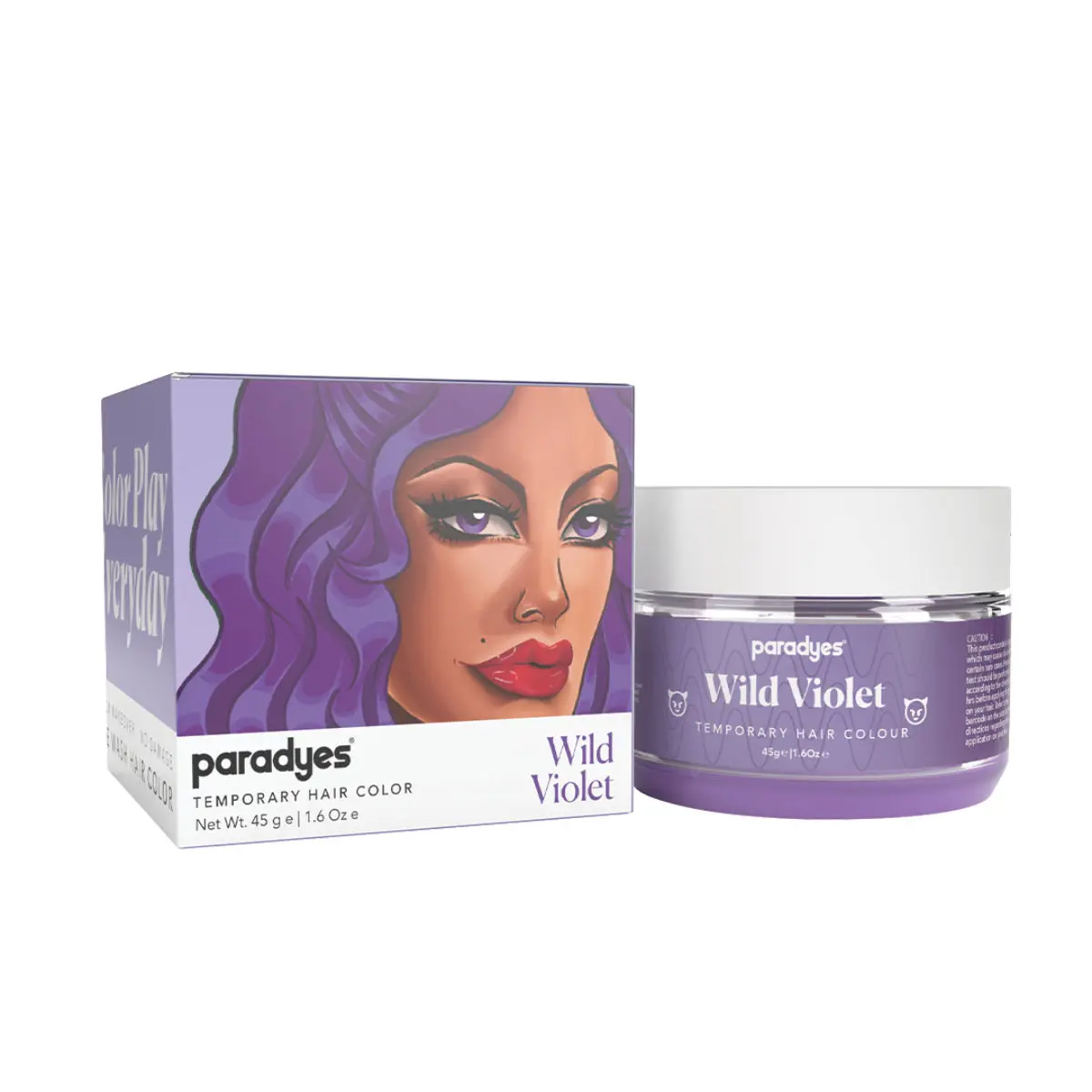 Paradyes Wild Violet Temporary One Wash Hair Color 45 gm