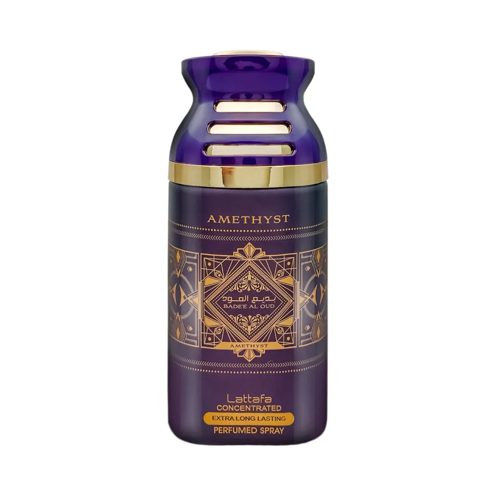 Lattafa Badee Al Oud Amethyst Concentrated Extra Long Lasting Perfumed Deodorant