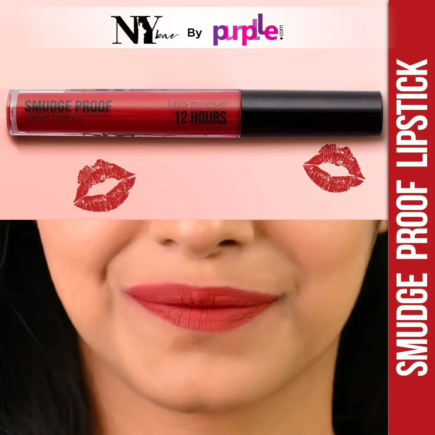 NY Bae Smudge Proof Liquid Lipstick | Lasts Minimum 12 Hours | Super Pigmented | Transfer Proof - Earthy Brown 05