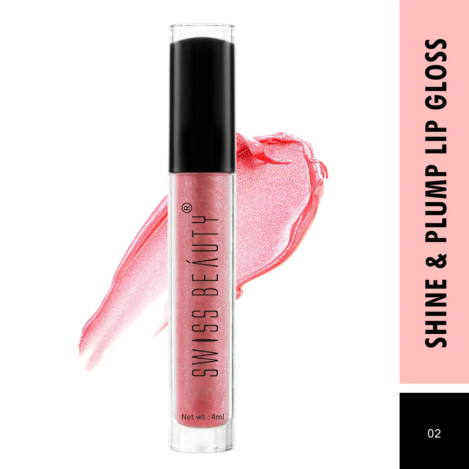 Swiss Beauty Shine & Plump Lipgloss 2 (4 ml)