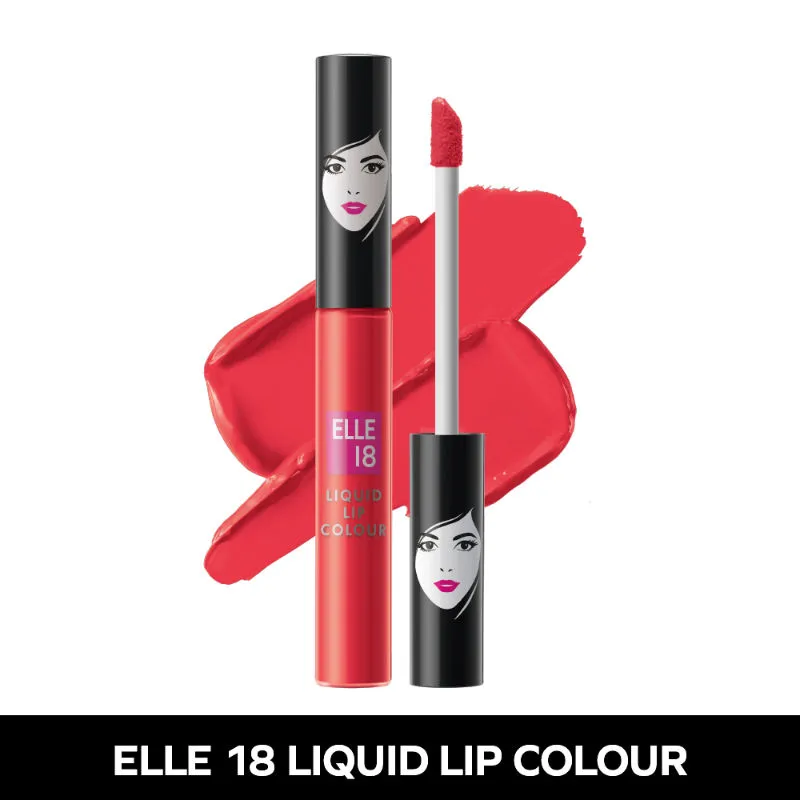 Elle 18 Liquid Lip Color - Deep Coral