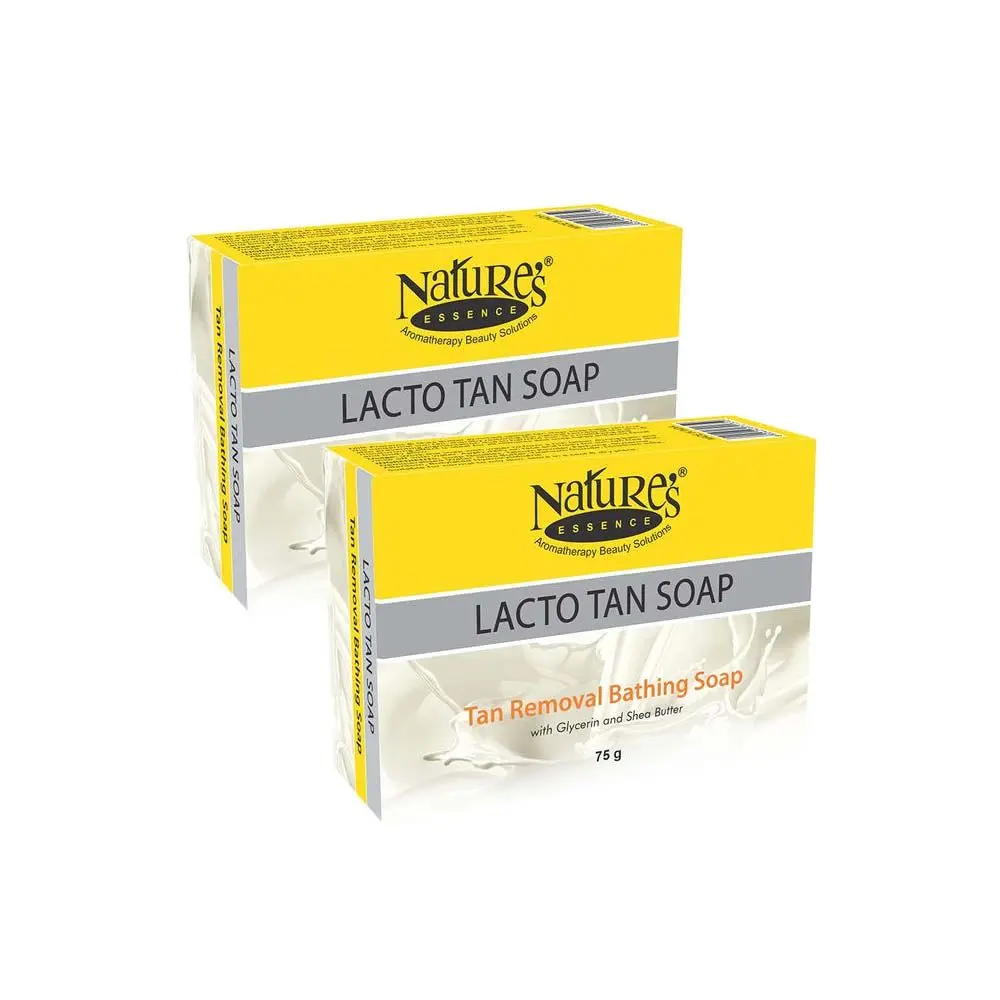 Nature's Essence Lacto Tan Soap, 75gm Pack of 2