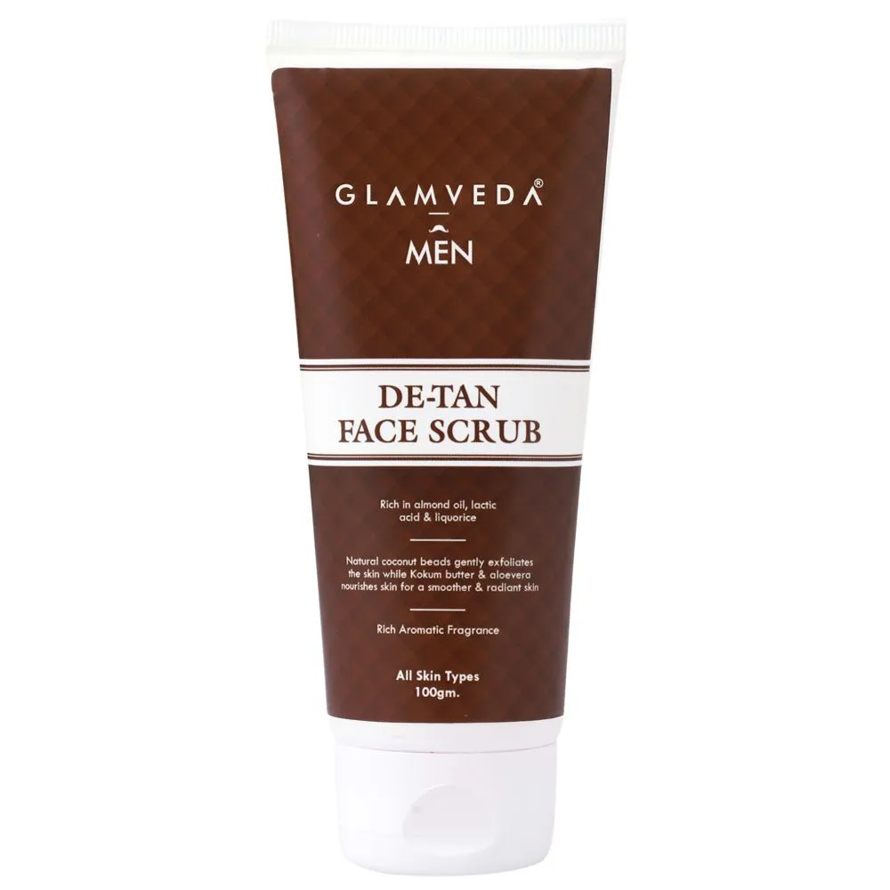 Glamveda Men D tan Face Scrub