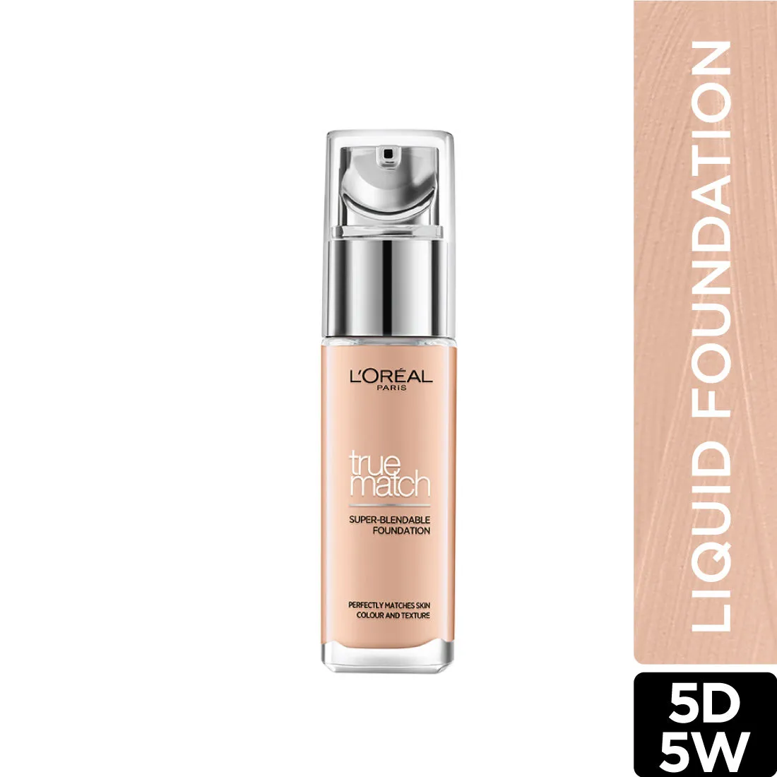 L'Oreal Paris True Match Super-Blendable Foundation - 5D/5W Warm Undertone