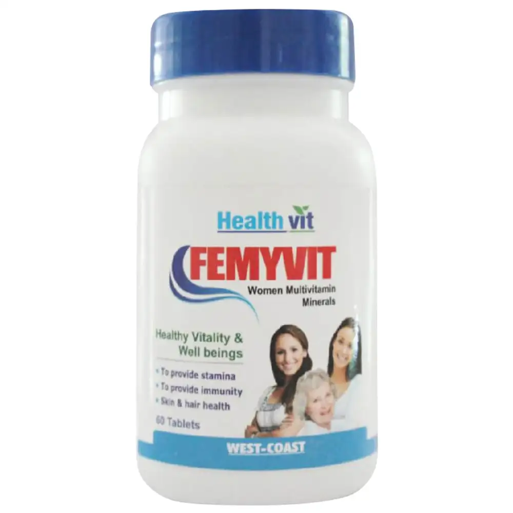 Healthvit AtoZ FEMYVIT Women Multivitamin Minerals,  60 tablet(s)  Unflavoured