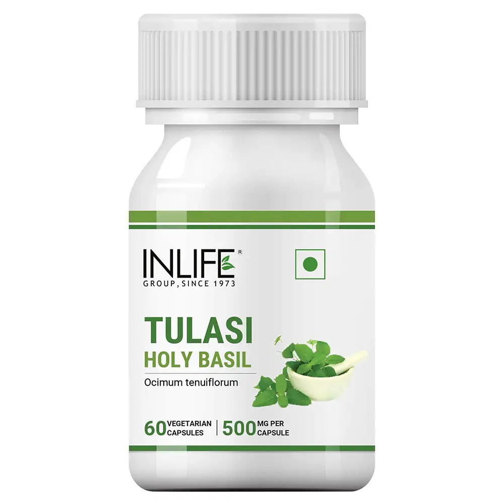 INLIFE Tulasi Holy Basil,  60 capsules