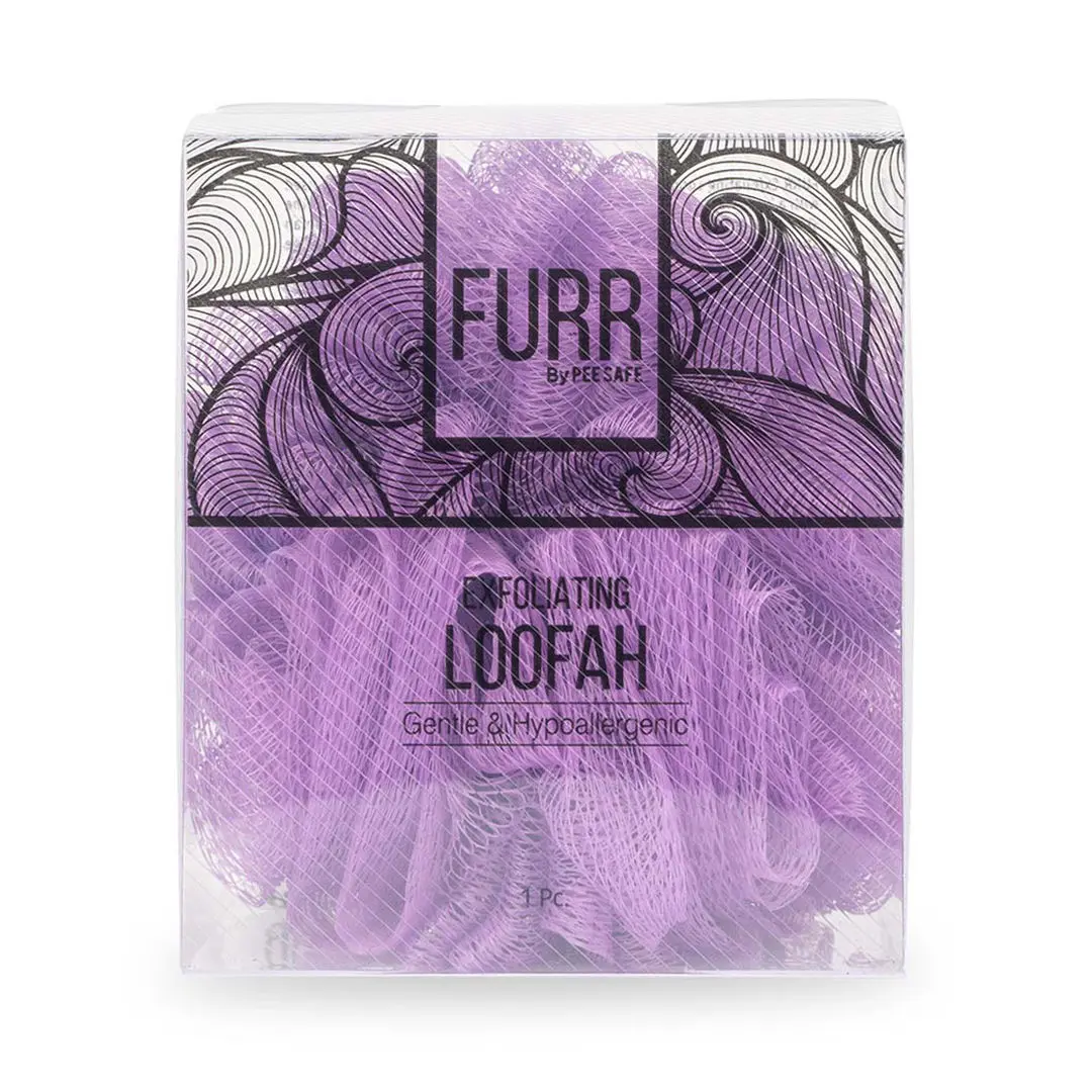 FURR By Pee Safe Exfoliating Loofah | Gentle & Hypoallergenic (1N)