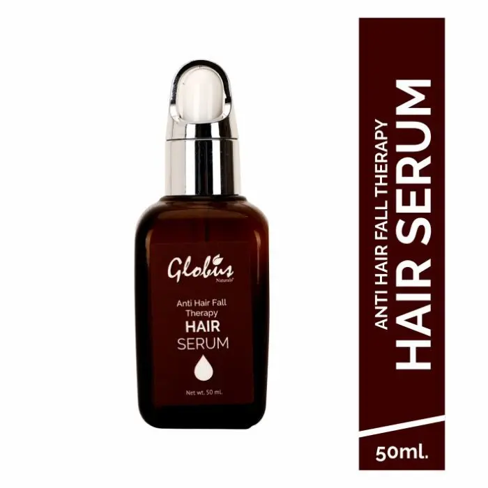 Globus Naturals Anti Hair Fall Therapy Hair Serum 50 ml | Hair Fall Rescue | SLS & Paraben Free
