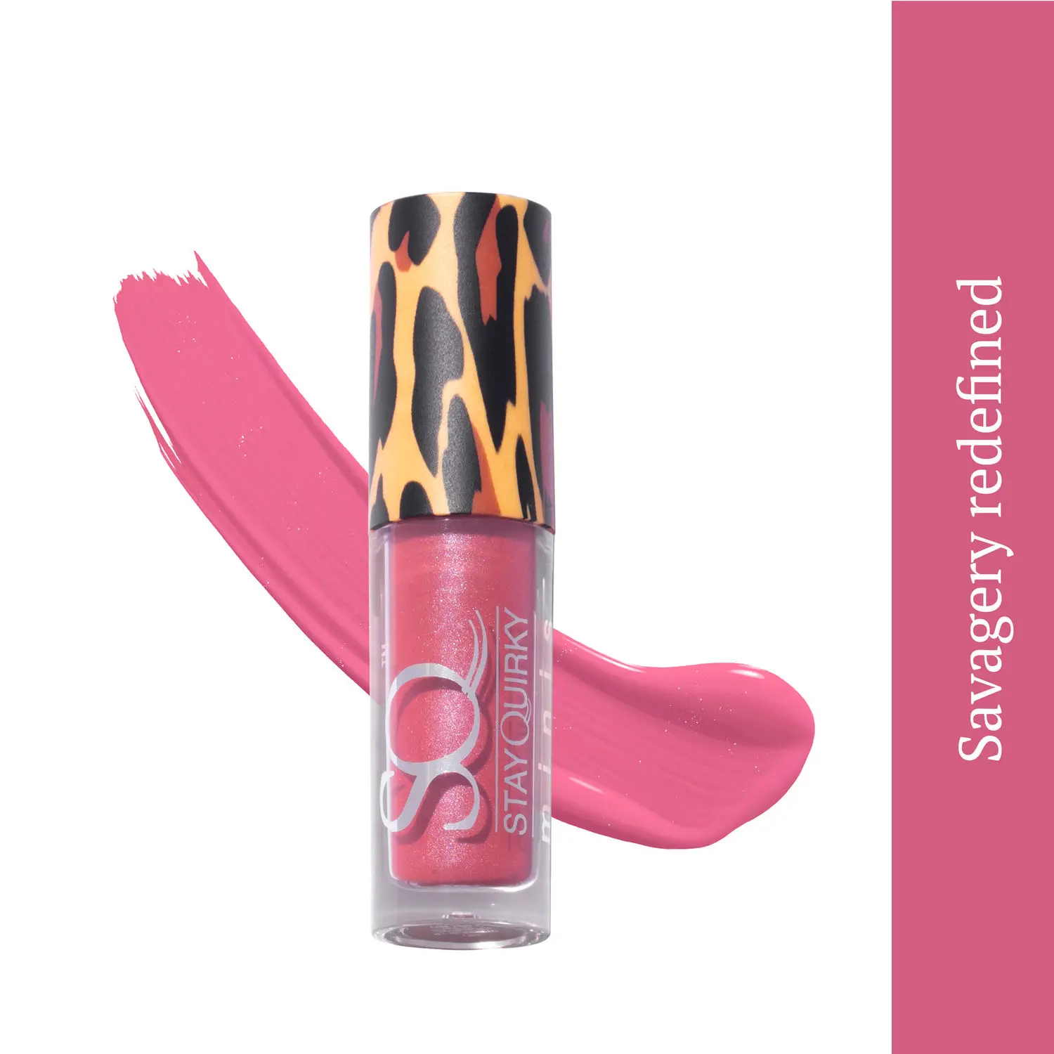 Stay Quirky Mini Liquid Lipstick Nude - Savagery Re-defined 17 | Highly Pigmented | Non-drying | Long Lasting | Easy Application | Water Resistant | Transferproof | Smudgeproof (1.6 ml)