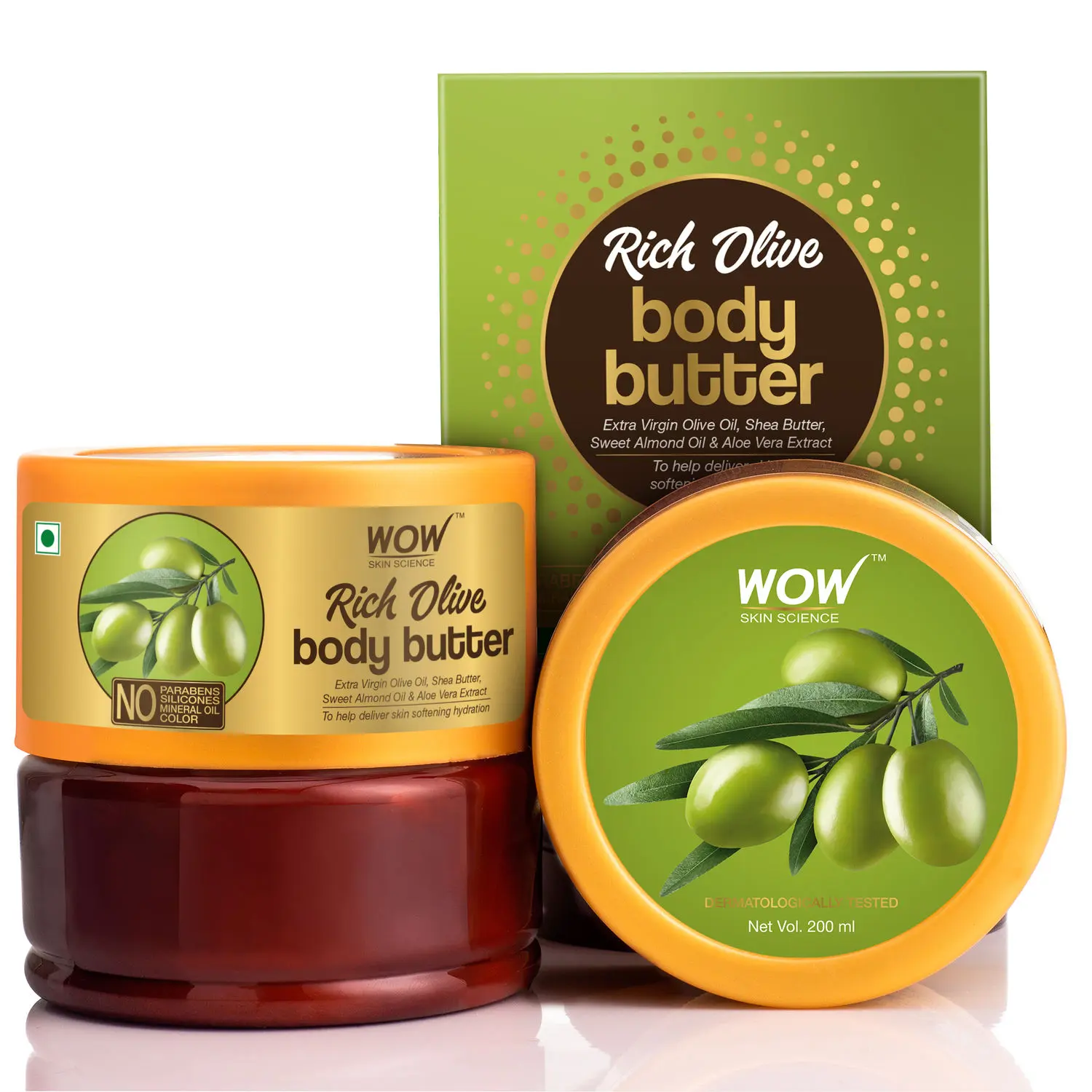 WOW Skin Science Rich Olive Body Butter (200 ml)