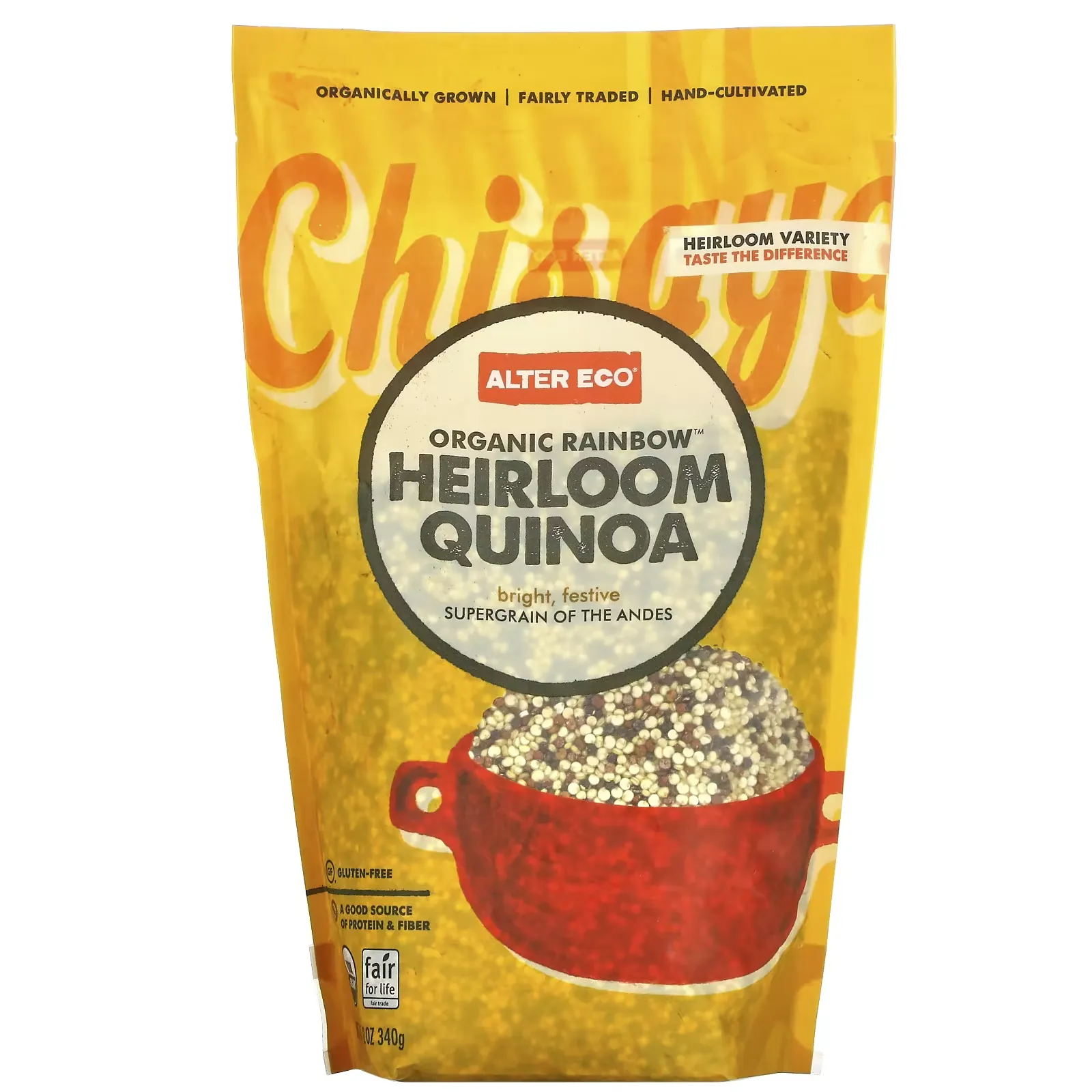 Organic Rainbow Heirloom Quinoa, 12 oz (340 g)