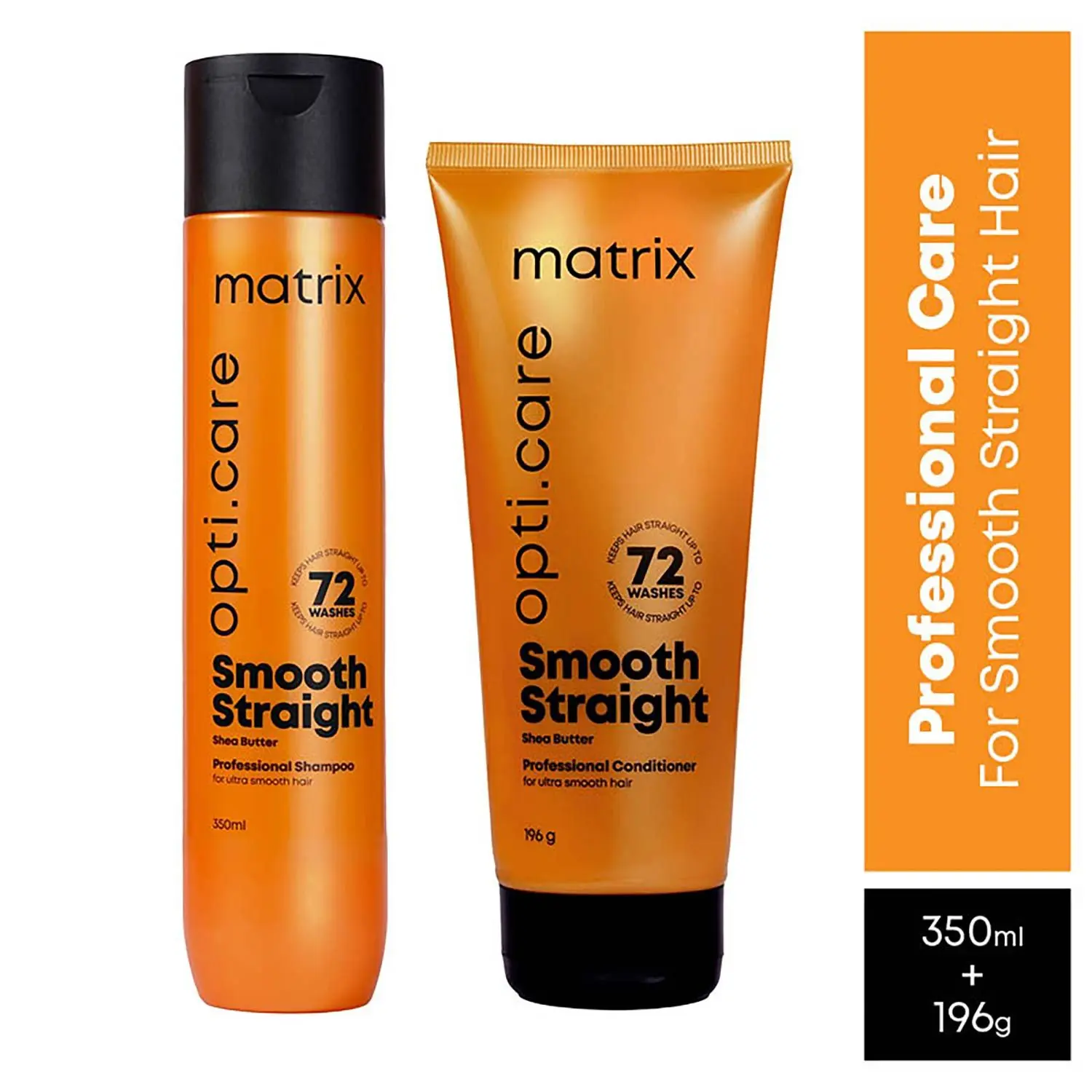 Matrix Opti.Care Professional Shampoo for Anti-frizz Shampoo + Matrix Opticare Conditioner (350ml+196g)