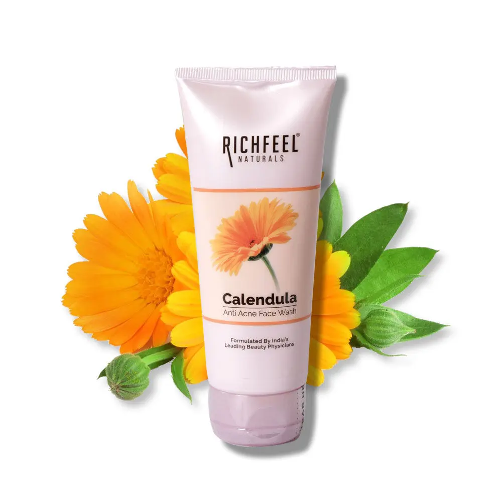 Richfeel Anti Acne Face Wash With Calendula Extracts (100 g)