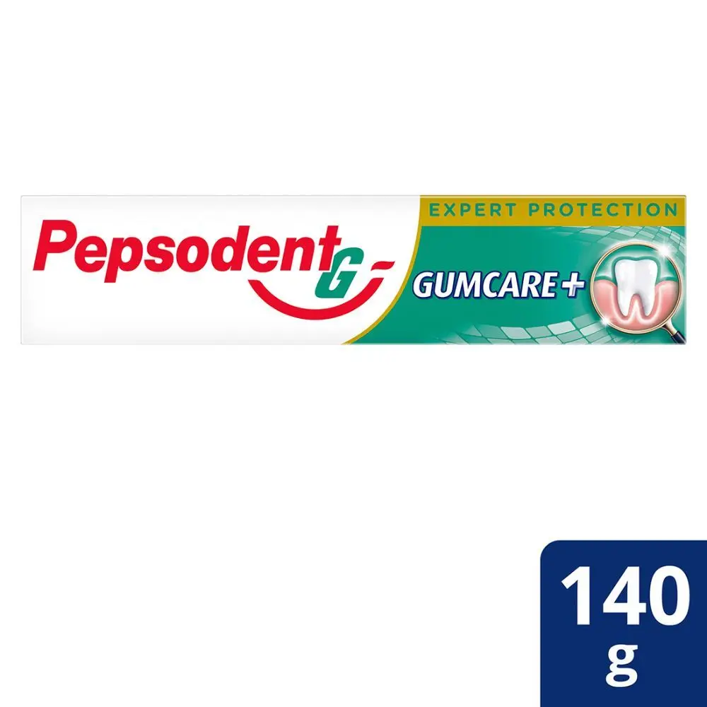 Pepsodent Gumcare+ Toothpaste, Reduces Gum Problems in 7 Days, 140 g