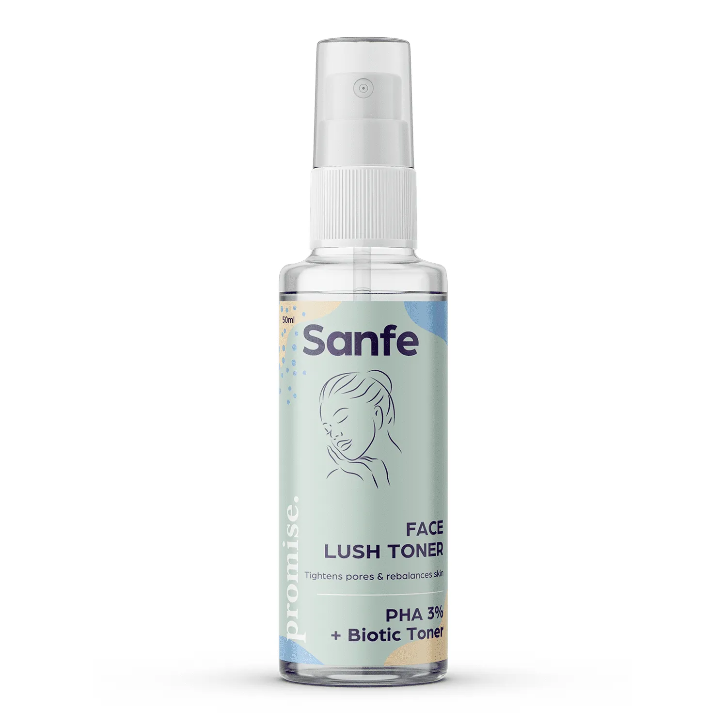 Sanfe Promise 3% PHA Face Lush Toner For Pore Tightening & Mild Exfoliation