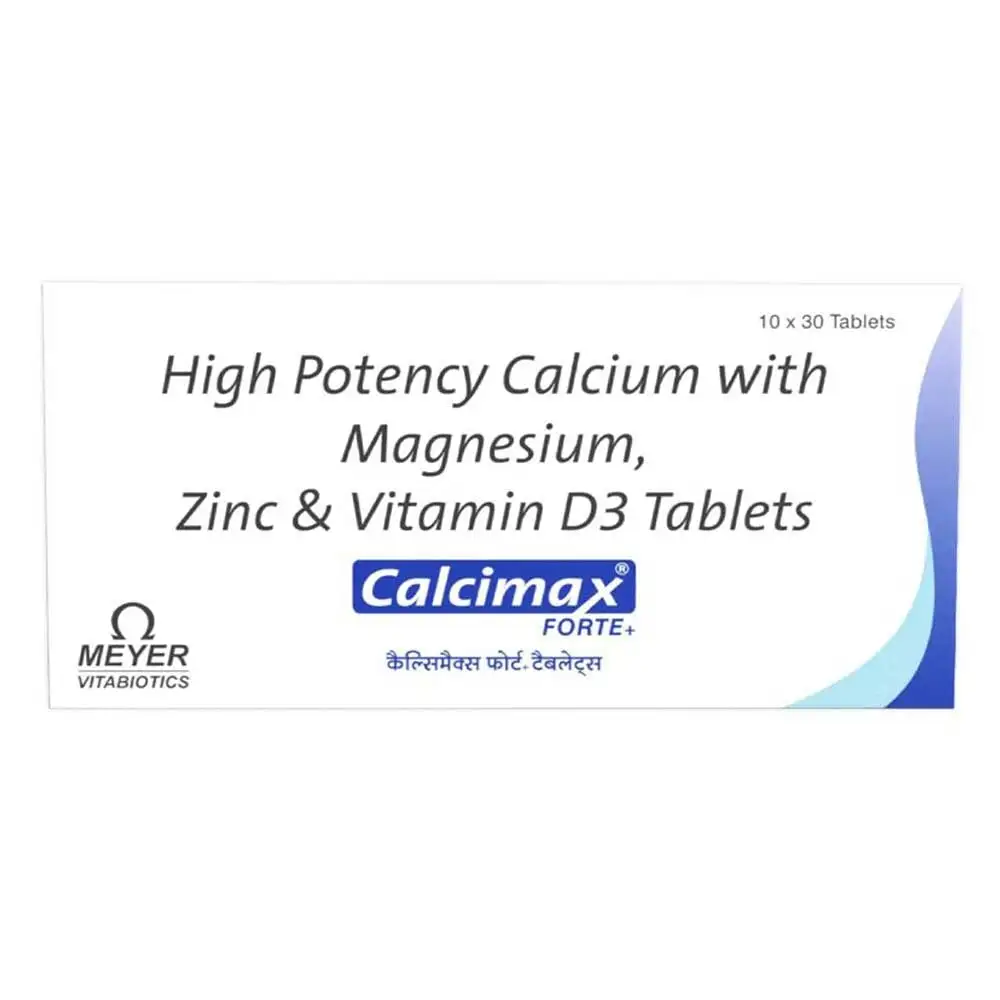 Calcimax Forte - 500 mg Calcium,  30 tablet(s)  Unflavoured