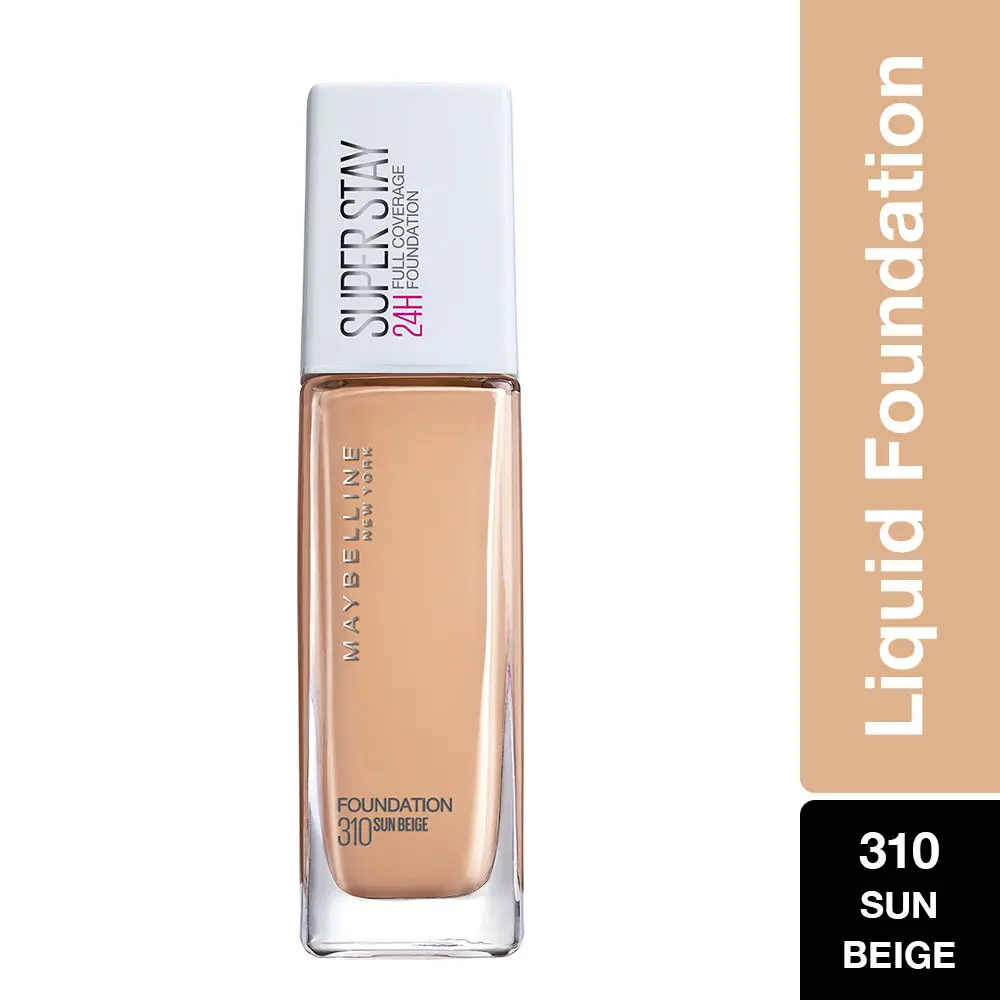 Maybelline New York Super Stay Full Coverage Foundation - Sun Beige 310 (30 ml)