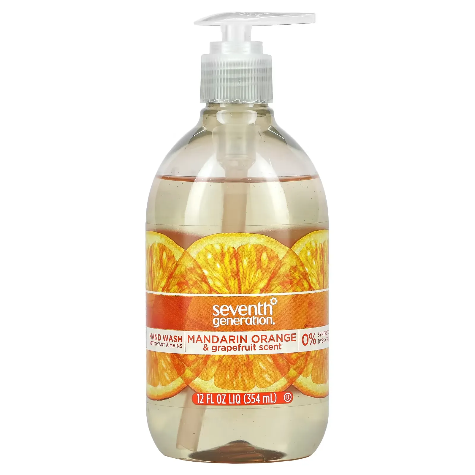 Hand Wash, Mandarin Orange & Grapefruit, 12 fl oz (354 ml)