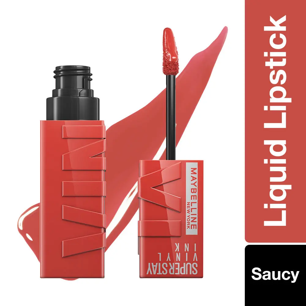 Maybelline Superstay Vinyl Ink Liquid Lipstick, Saucy 