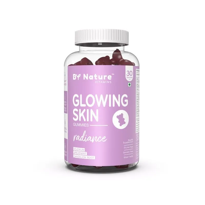 By Nature Glowing Skin Gummies With Selenium, Spearmint & Dandelion Root