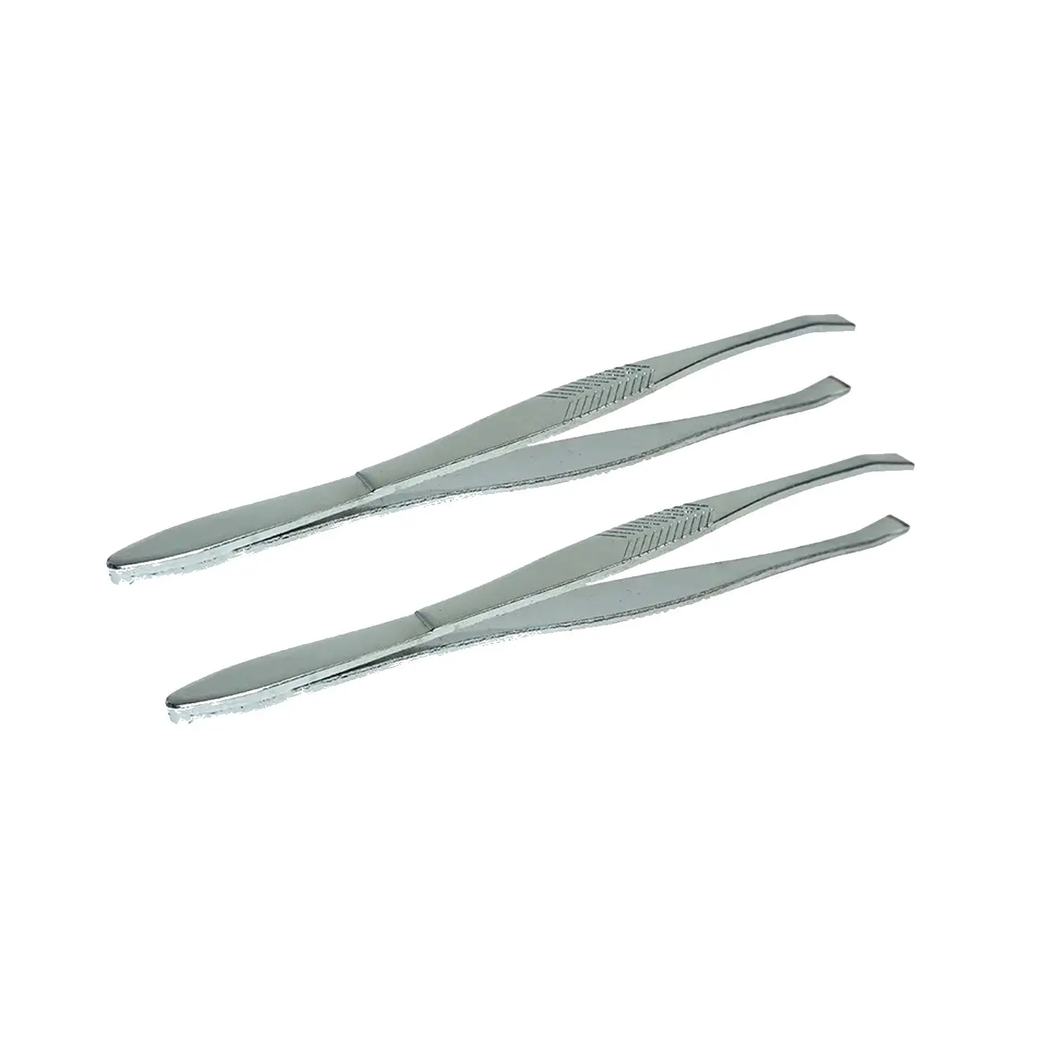 Bronson Professional Tweezer Plucker with Square tip Pack of 2