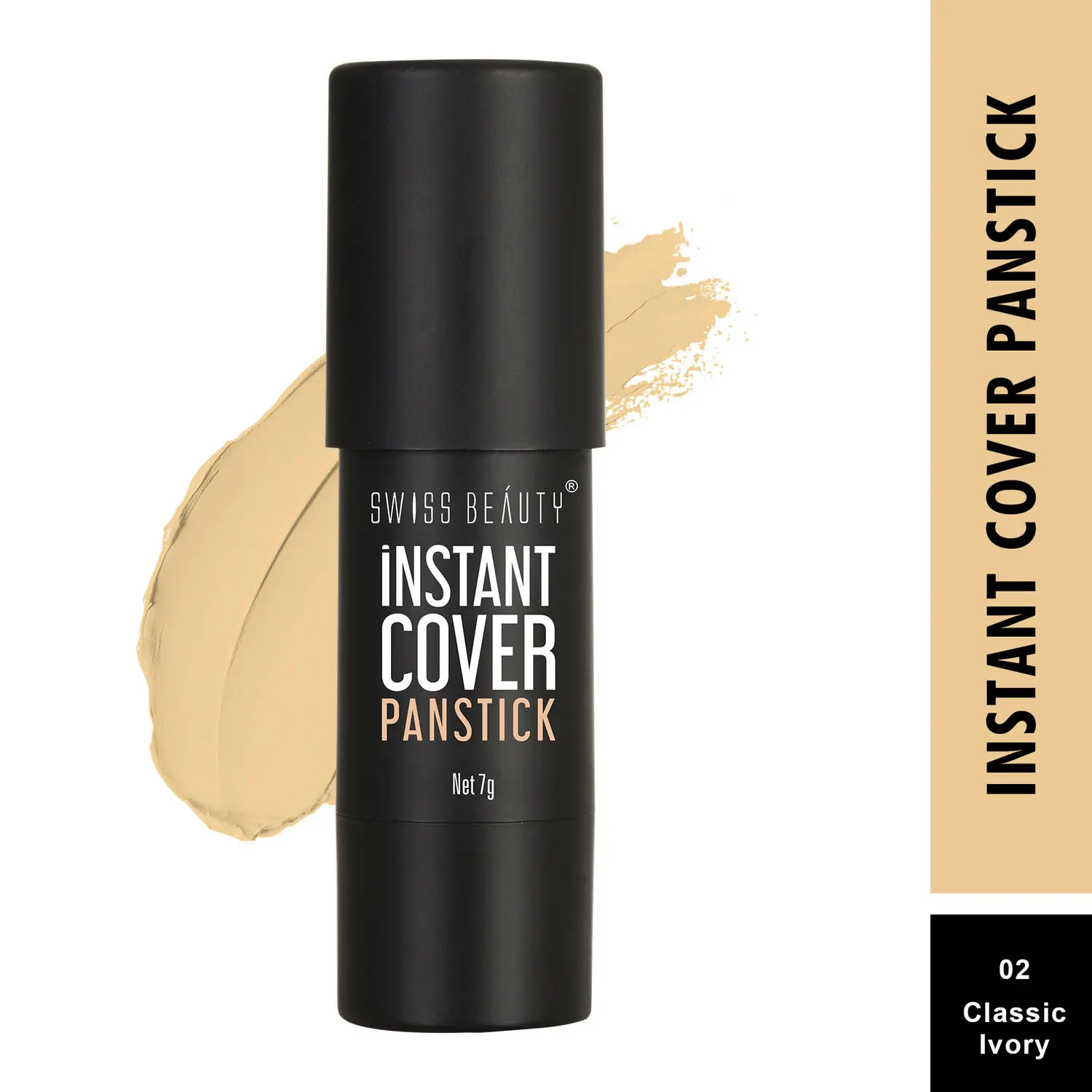 Swiss Beauty Instant Cover Panstick Concealer 02 Classic Ivory (7 g)