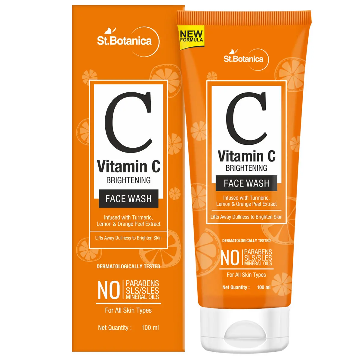 StBotanica Vitamin C Brightening Face Wash (100 ml)