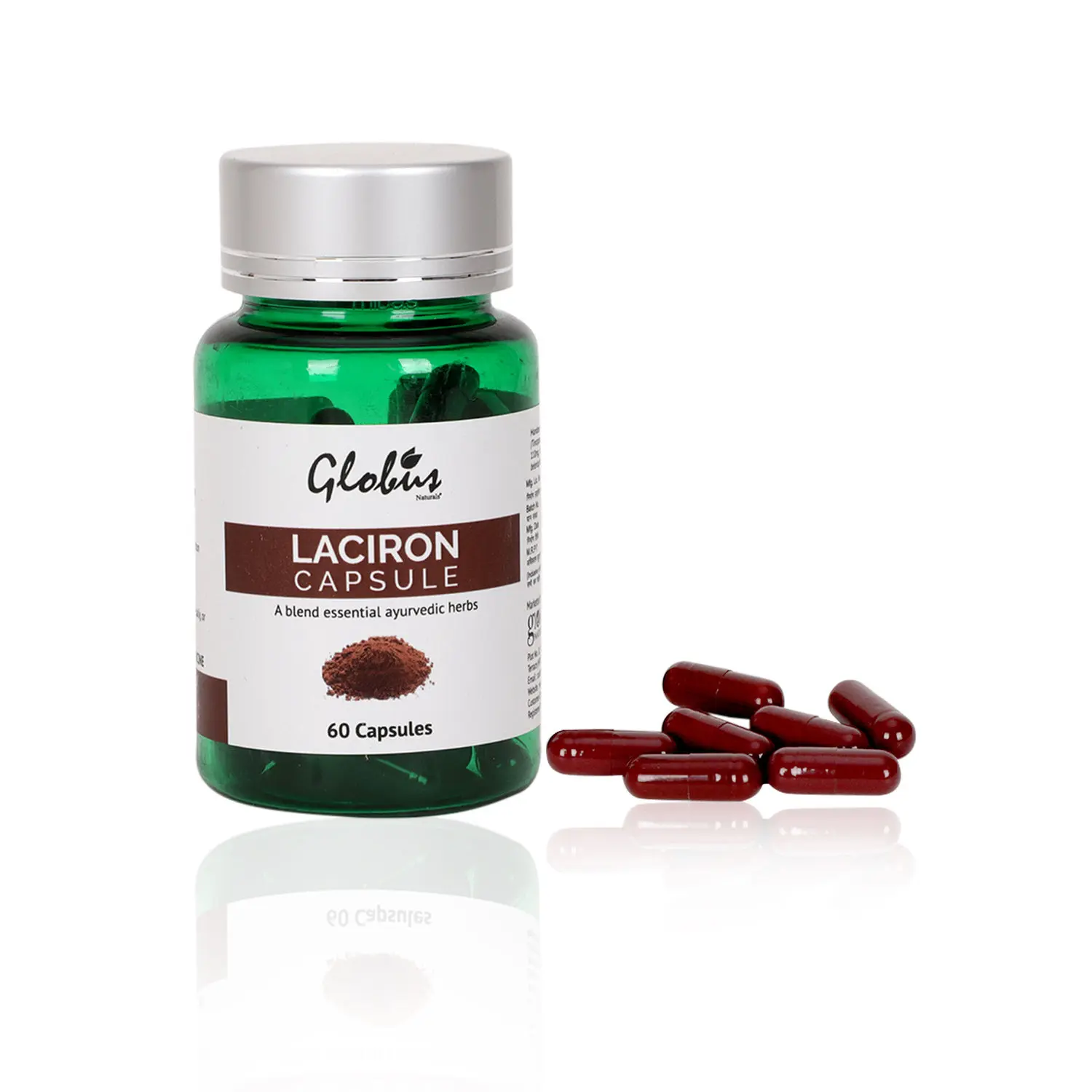 Globus Naturals Laciron Plant Based Iron Capsules (60 Cap)