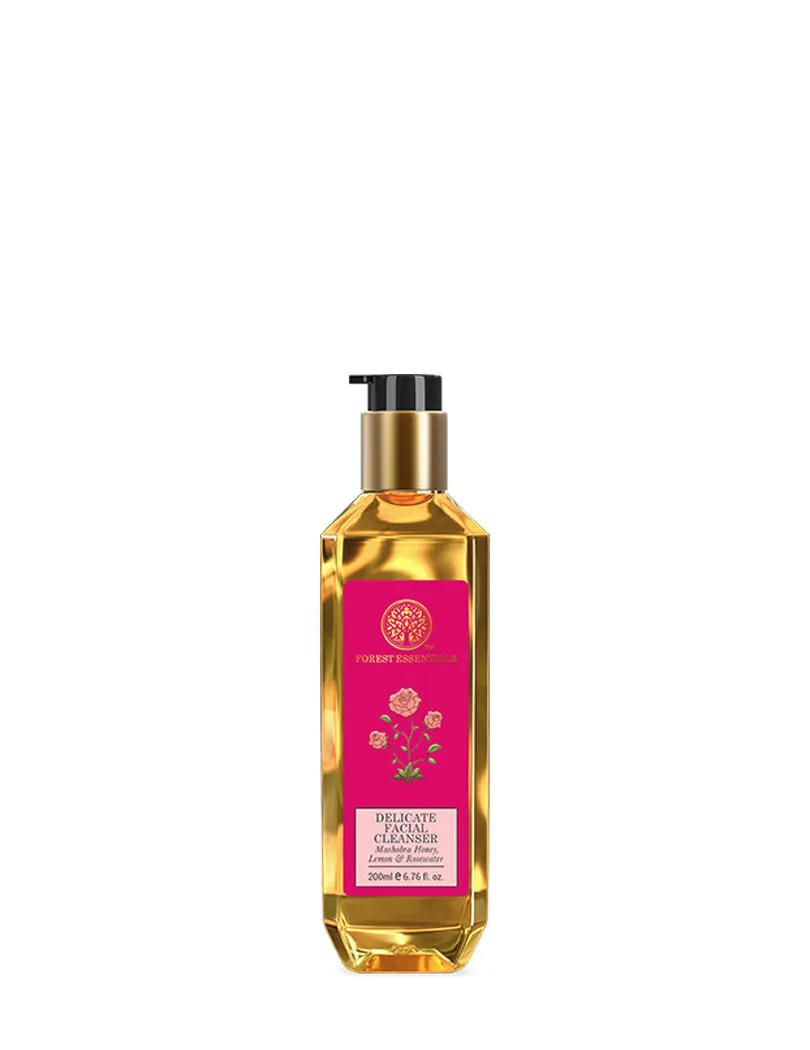 Forest Essentials Delicate Facial Cleanser - Mashobra Honey, Lemon & Rosewater