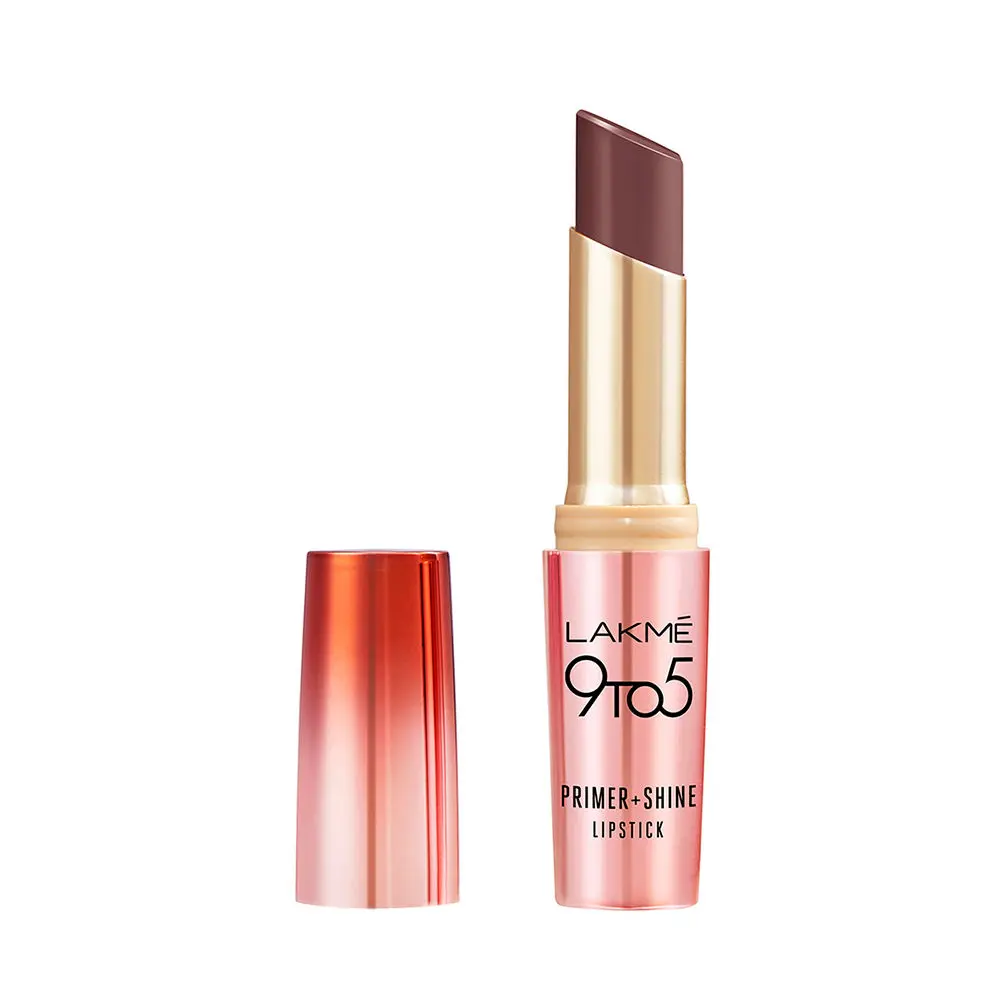 Lakme 9to5 P+S Lipstick, Chocolate Brown, 3.6 gm