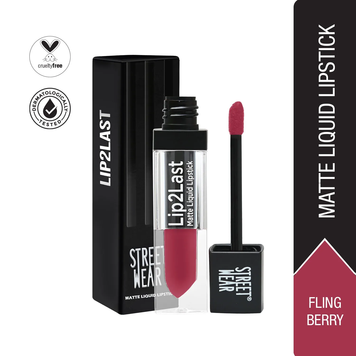 Street Wear Lip2last Matte Liquid Lipstick - Fling Berry