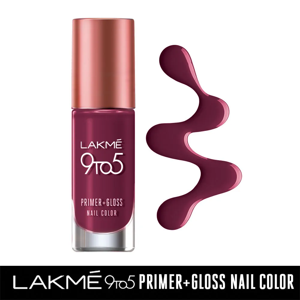 Lakme 9to5 Primer + Gloss Nail Color