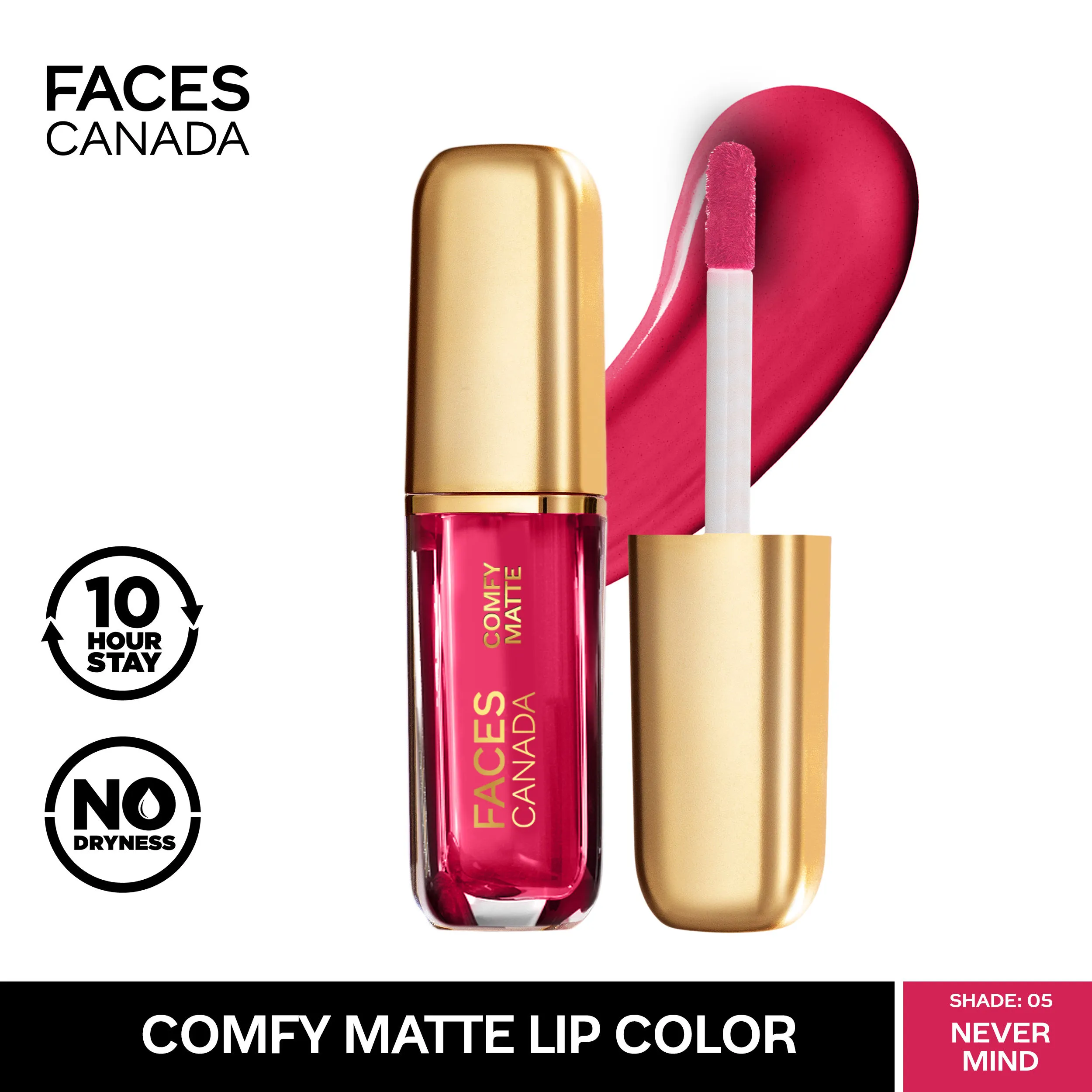 Faces Canada Comfy Matte Mini Lip Color Never Mind 05