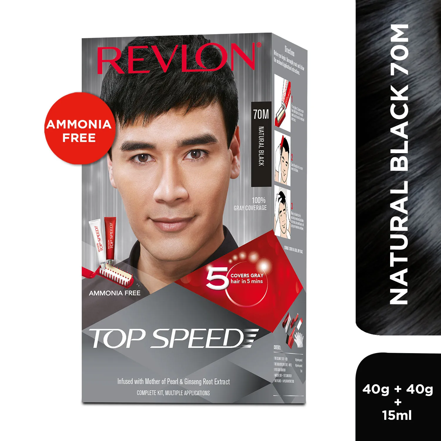 Revlon Top Speed Hair Color Man