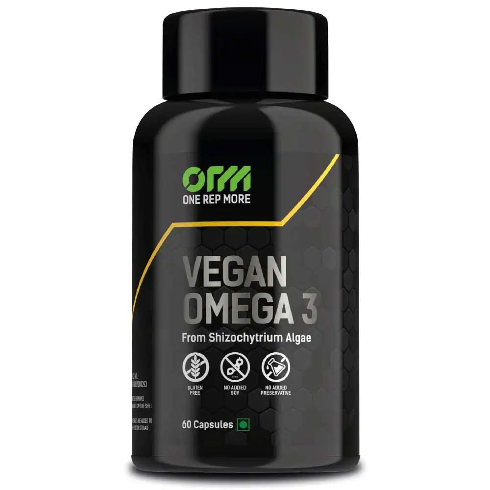 One Rep More Vegan Omega 3,  60 capsules