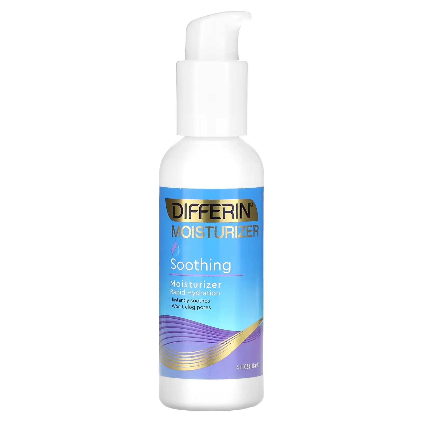 Soothing Moisturizer, Fragrance Free, 4 fl oz (118 ml)