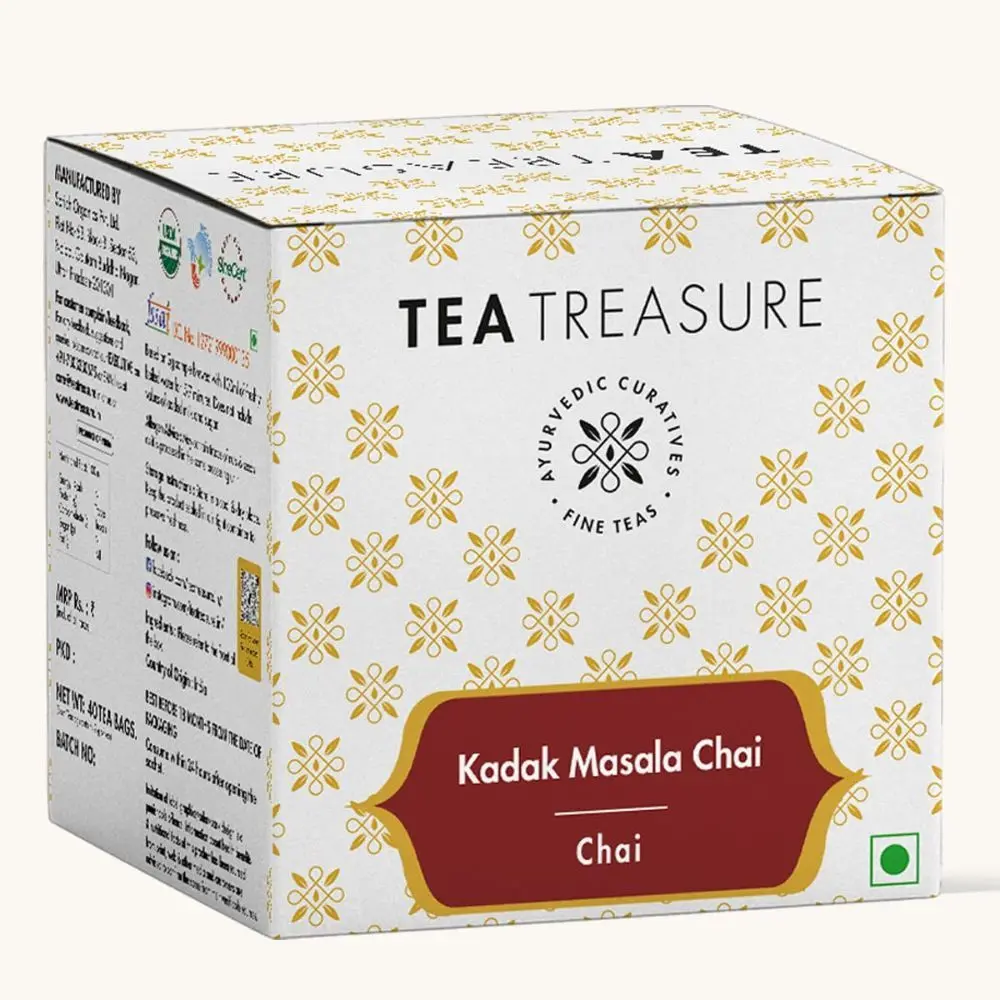 Tea Treasure kadak Masala Chai - 10 Tea Bag