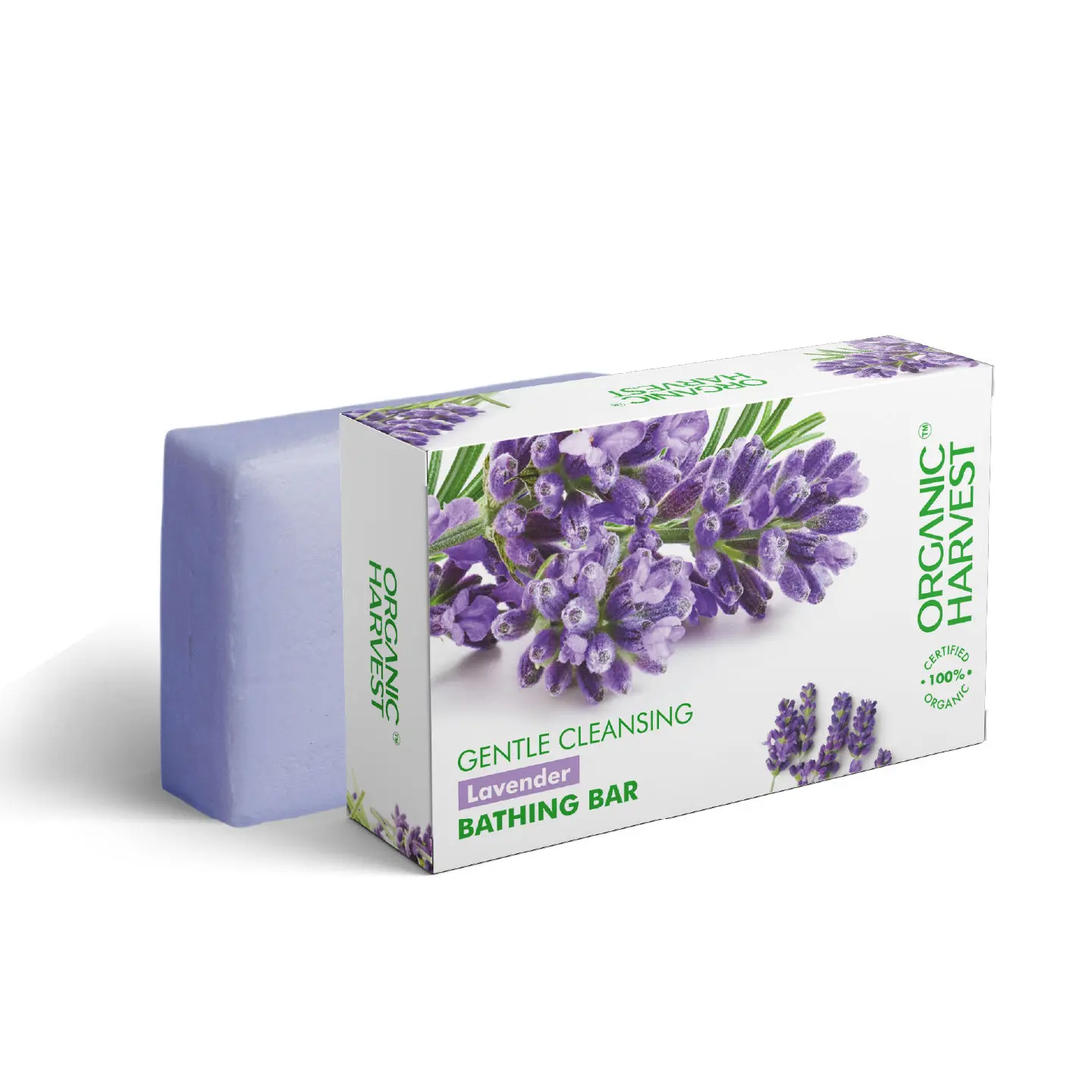 Organic Harvest Lavender Bathing Bar (125 g)