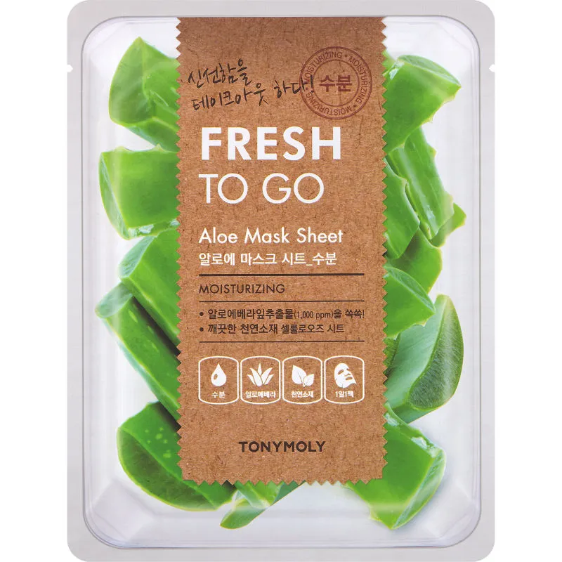 TONYMOLY Fresh To Go Aloe Mask Sheet Moisturizing