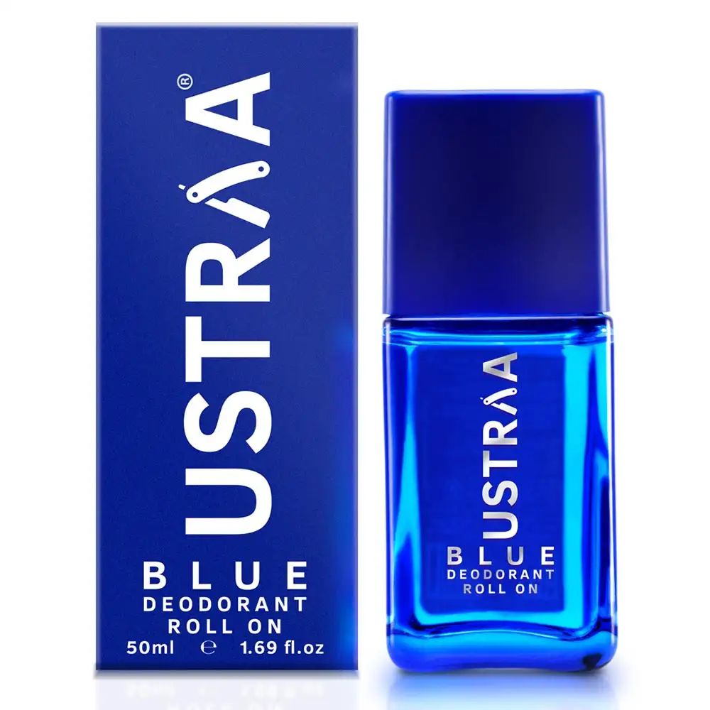 Ustraa Blue Deodorant,  50 ml  Roll On