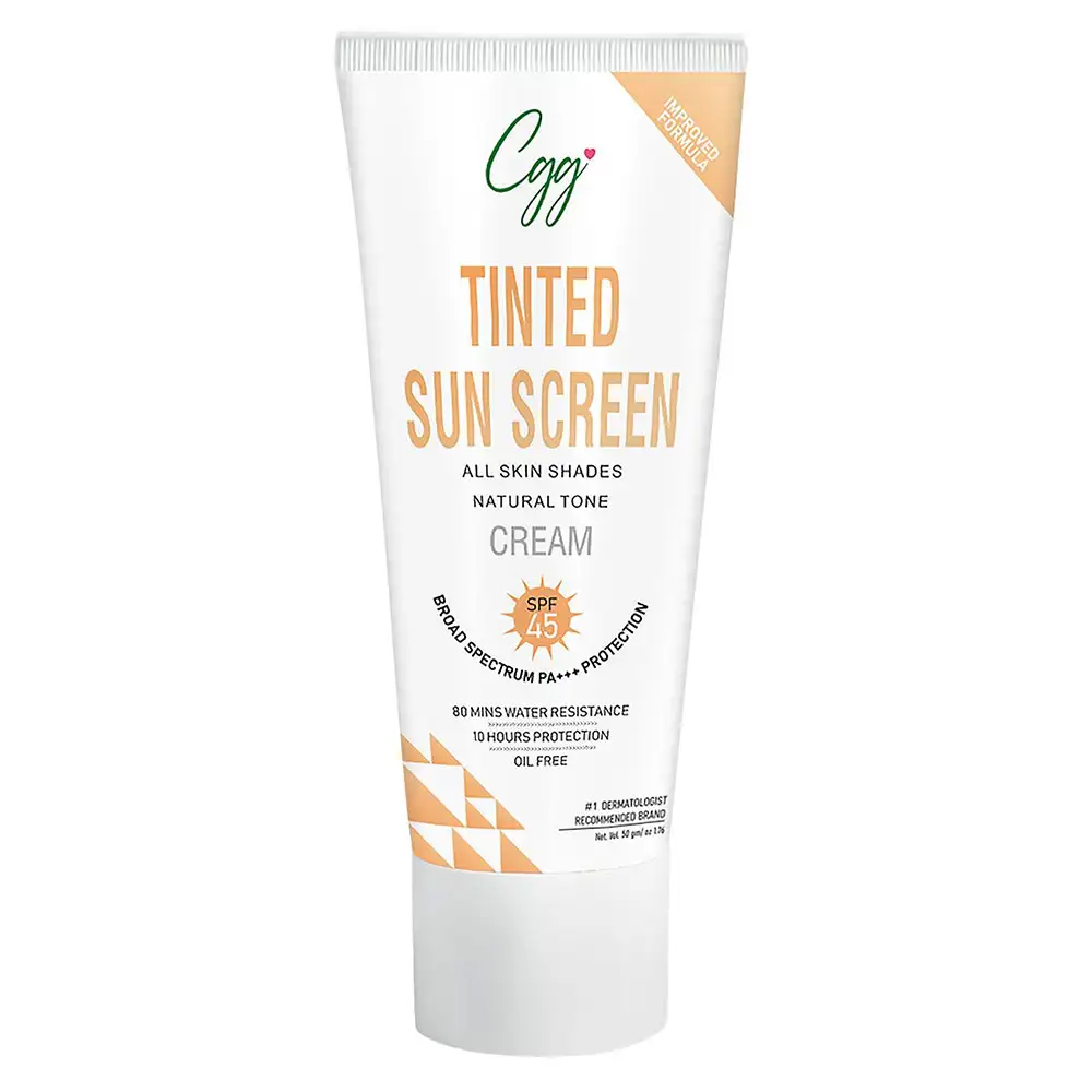 CGG Cosmetics Tinted Sunscreen Cream,  50 g  for All Skin Types