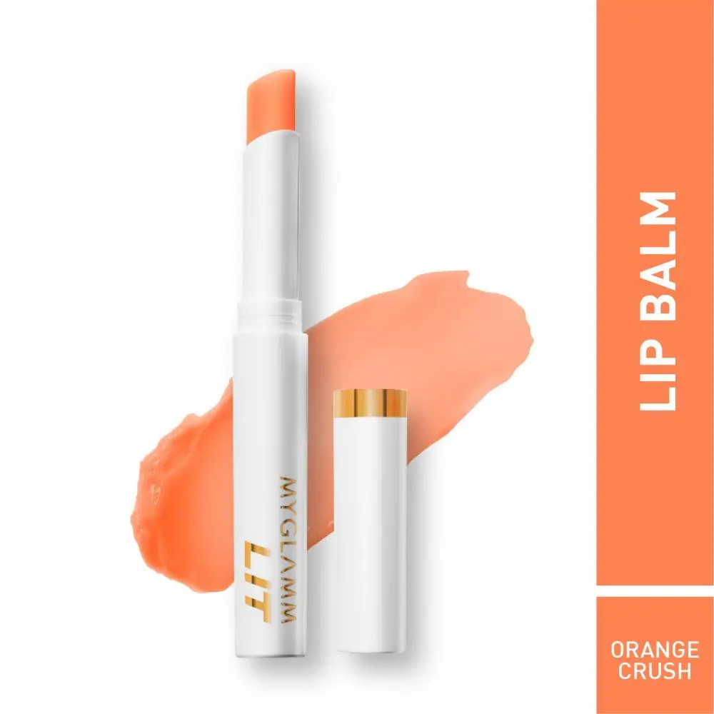 MyGlamm LIT PH Lip Balm-Orange Crush-2gm