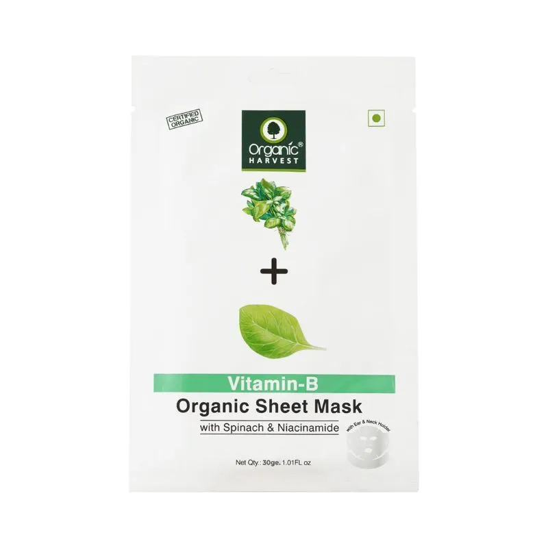 Organic Harvest Vitamin-B Organic Sheet Mask