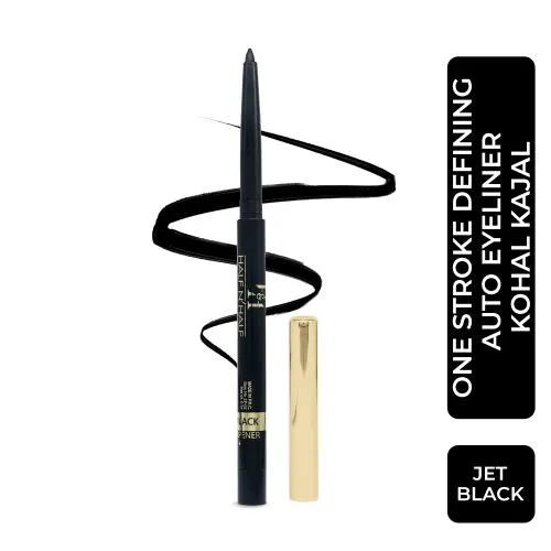 Half N Half One Stroke Defining Auto Eyeliner Kohl Kajal 18hour Long Lasting - Jet-black