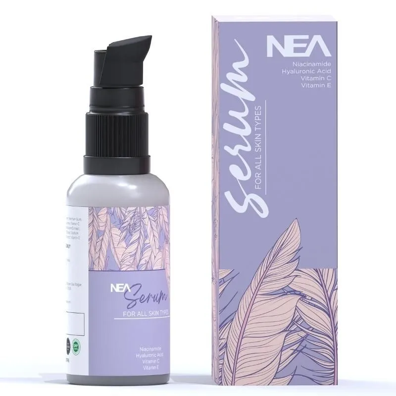 NEA Face Serum With Hyaluronic Acid, Niacinamide & Vitamin C, E