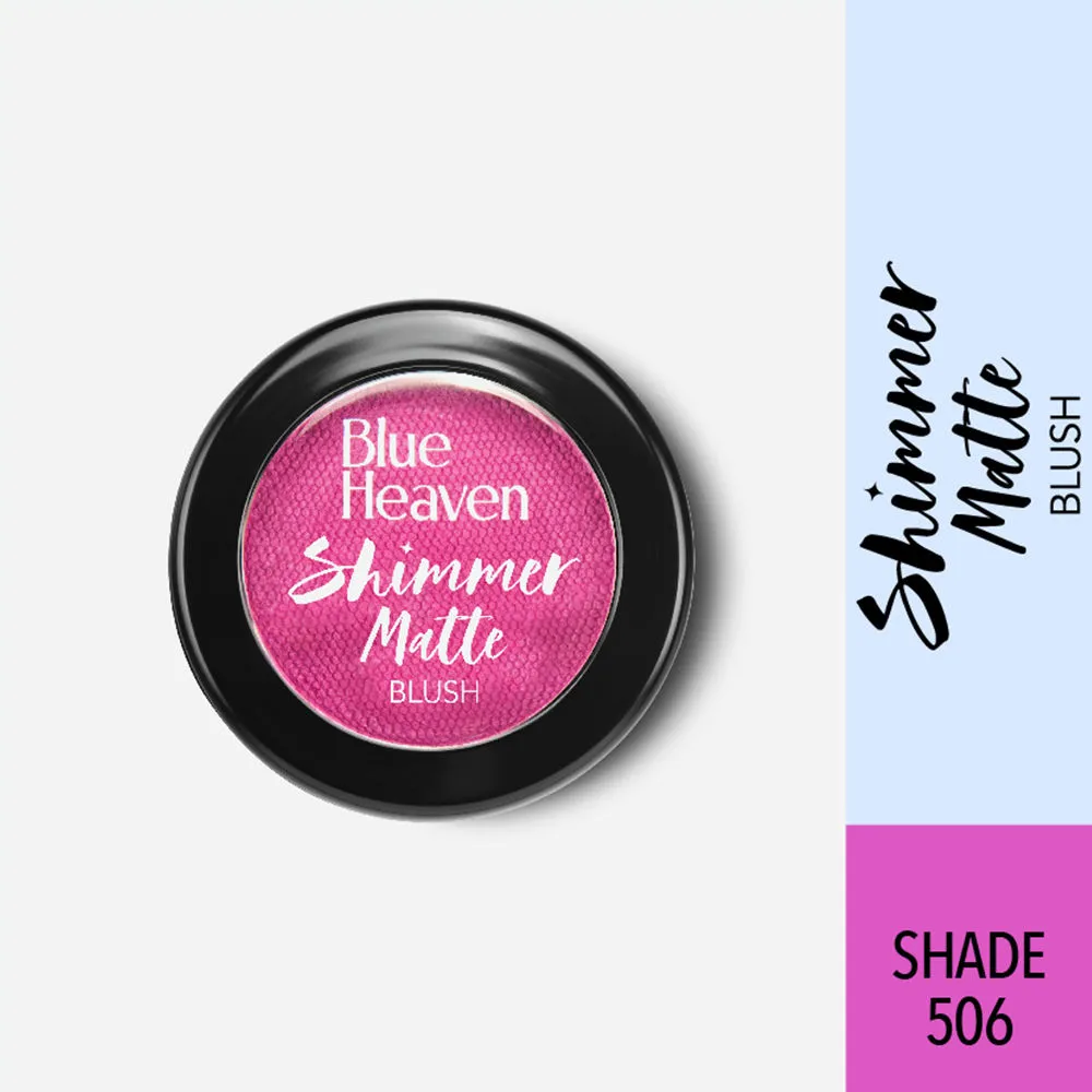 Blue Heaven Shimmer Matte Blush - 506