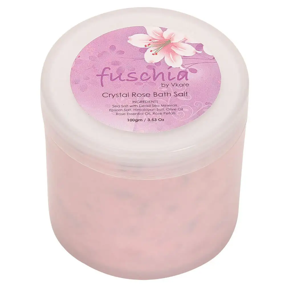 Fuschia Bath Salt,  100 g  Crystal Rose