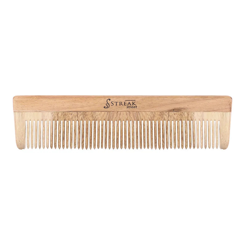 Streak Street Fine Tooth Wooden Comb (neem)